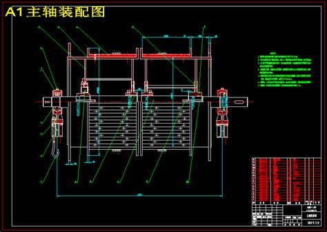 缠绕式双卷筒提升机设计【8张cad图纸说明书】autocad 2004模型图纸下载 懒石网