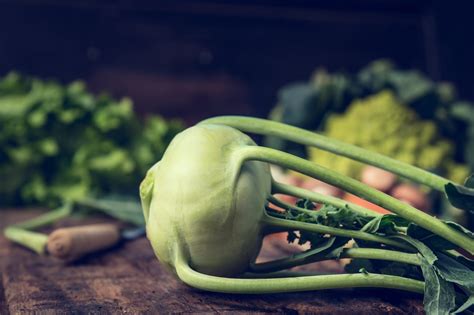 Chou rave cru ou cuit en gratin poêlé