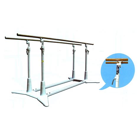 Mini parallel bars adjustable height indoor parallel bars