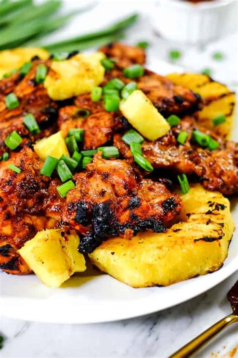 Grilled Pineapple Chicken Paleo Whole30 The Real Simple Good Life