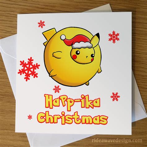 10 best ideas for coloring | Pokemon Christmas Cards