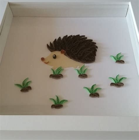 Quilling Hedgehog Quilling Art Paper Art Home Decor Wall - Etsy