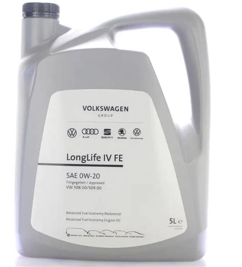 Motorolje 0W 20 VAG LONGLIFE IV FE VW 508 00 509 00 5L Geparden No