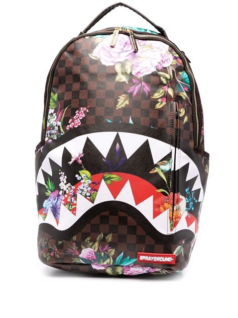 Sprayground Shark Teeth Print Backpack Us