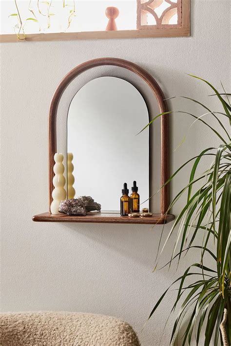 Mirror With Shelf, Mirror Wall Art, Wall Mounted Mirror, Mirrors ...