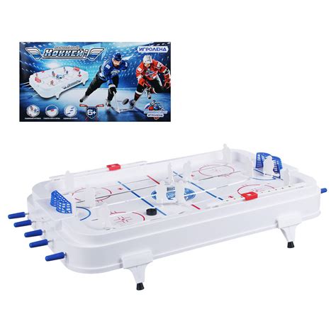 ИГРОЛЕНД Набор игровой "Настольный хоккей", ABS, металл, бумага, 57 ...