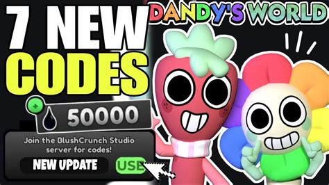 New Update Roblox Dandys World Codes 2024 Dandys World Codes