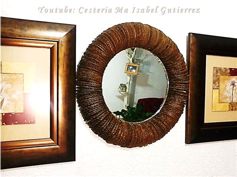 Como Hacer Un Marco Para Espejo Diy How To Make A Frame For Mirror