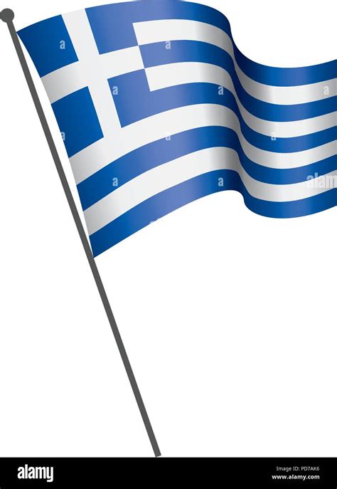 Greece Flag Vector Illustration Stock Vector Image Art Alamy