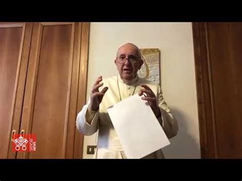 VIDEO MENSAJE DEL PAPA EN LA PRESENTACIÓN DE LA ASAMBLEA ECLESIAL DE