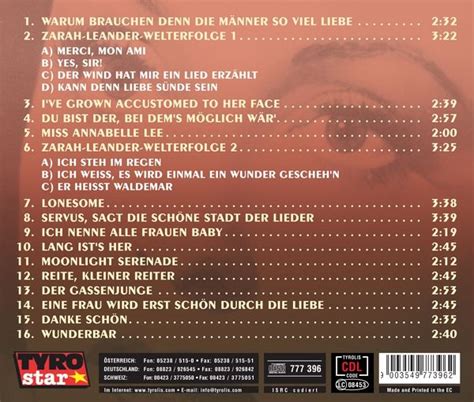 Ihre Großen Erfolge von Zarah Leander auf Audio CD jetzt bei bücher