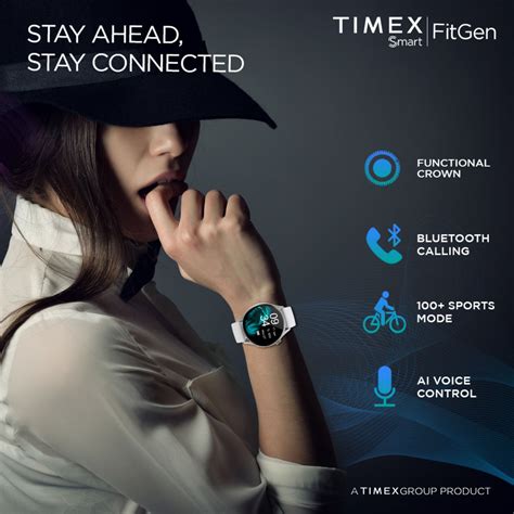 Buy Timex FitGen 1 43 Round AMOLED Calling Smartwatch With Functional