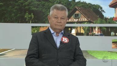 Jornal do Almoço SC Udo Döhler é entrevistado pelo Jornal do Almoço