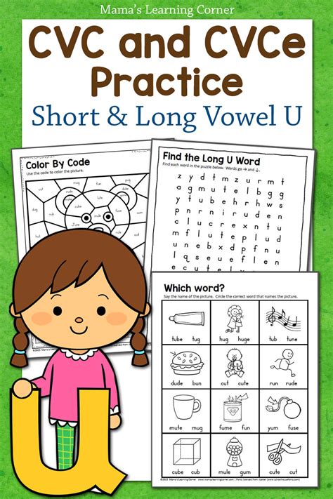 Long Vowels Worksheets