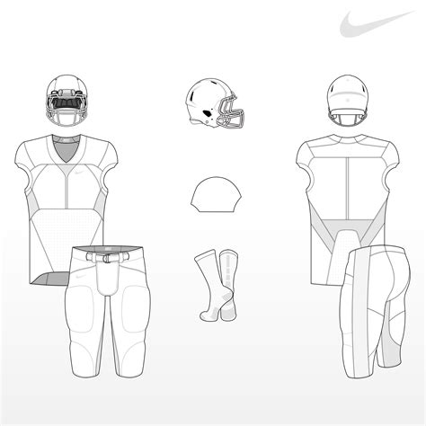 Blank Football Uniform Template