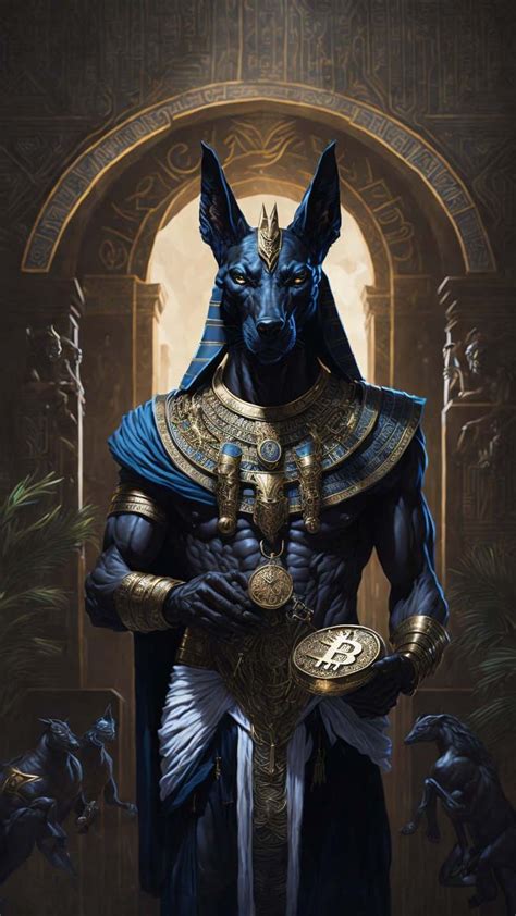 Anubis Bitcoin iPhone Wallpaper 4K - iPhone Wallpapers | Egyptian ...