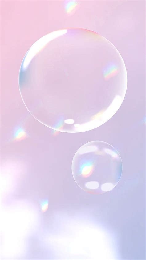 Download free image of Clear bubbles on aesthetic pink background by Busbus about soap bubbles ...