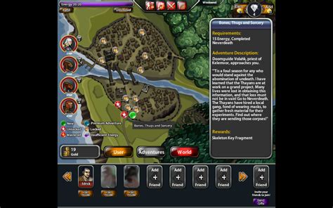 Screenshot of Dungeons & Dragons: Heroes of Neverwinter (Browser, 2011) - MobyGames