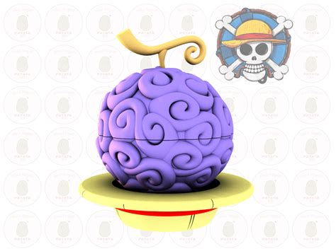 Fichier Stl Grinder Gomu Gomu No Mi Luffy One Piece Devil Fruit