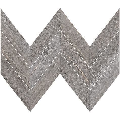 1 7 8 X 6 7 8 Midi Chevron Mosaic Vintage Wood Pearl Pera Tile