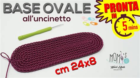 Tutorial Facile Fondo Ovale Uncinetto Perfetto X In Min Perfect