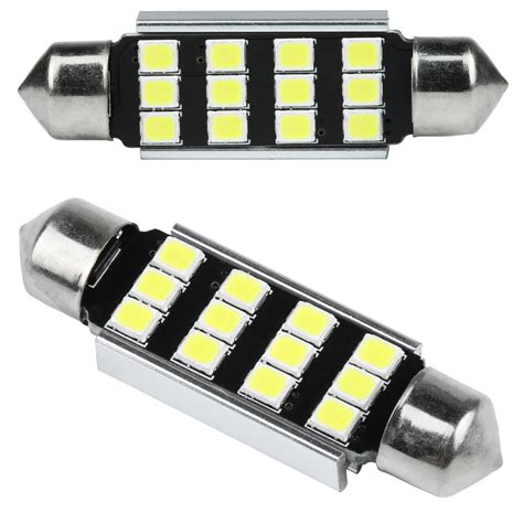 Żarówka samochodowa LED C5W 12 SMD 2835 CAN BUS INTERLOOK