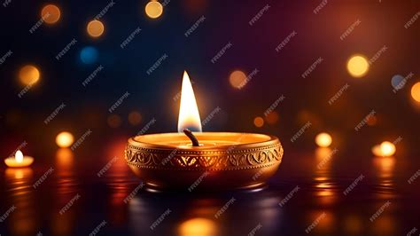 Premium Photo | Realistic Diwali Lights Background