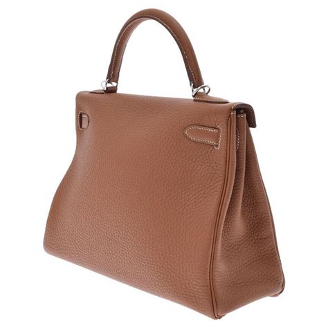 Herm S Hermes Kelly Brown Leather Ref Joli Closet