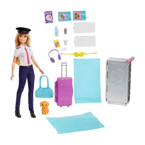 L'avion de Barbie et Barbie pilote Mattel : King Jouet, Barbie et ...