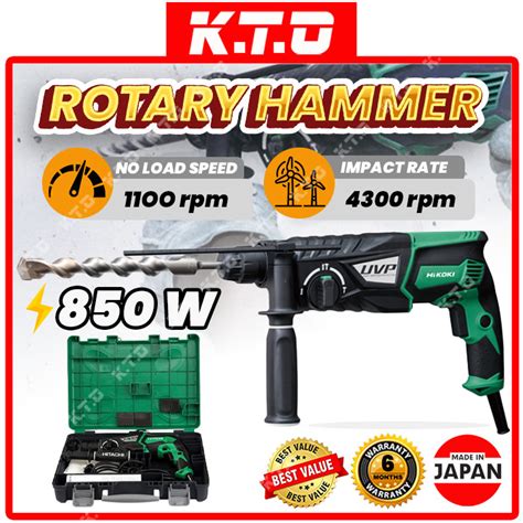 Hitachi Hikoki DH28PCY Electric Rotary Hammer Drill 850W 28MM Mesin