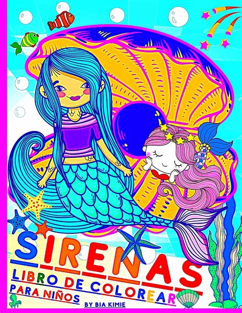 Buy Libro De Colorear De Sirena Para Ni Os De A A Os P Ginas