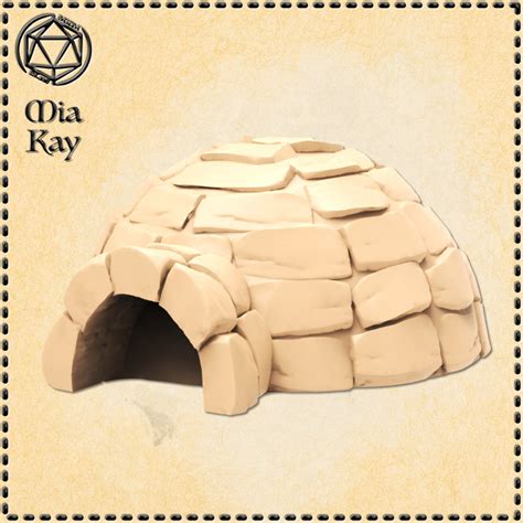 3D Printable Igloo by M3DM