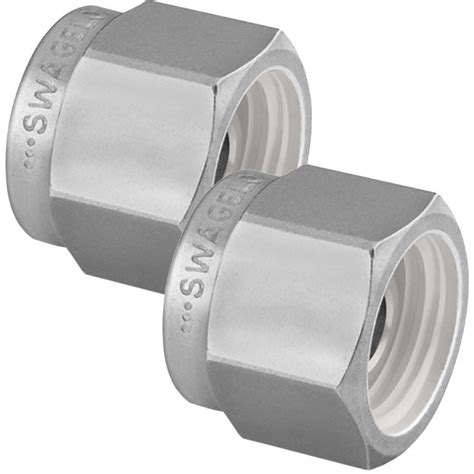 Ideal Spectroscopy Swagelok Tube Fitting 18 In Plug Stainless Steel Gaugeable Pack Of 2