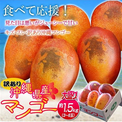 『訳あり沖縄マンゴー』沖縄県産 マンゴー 約15kg（3〜6玉）産地箱入 ※冷蔵 送料無料 203a02739 1豊洲からの直送便