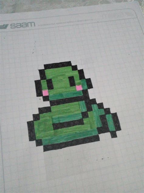 Pixel Snake Art