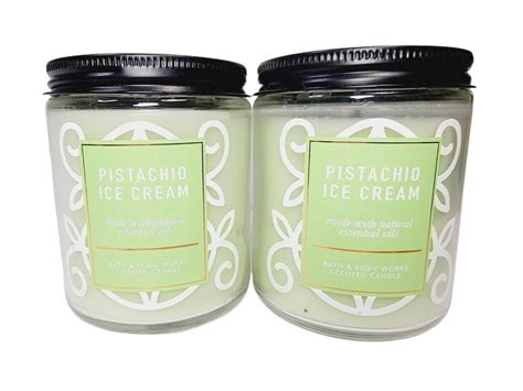 Pistachio Ice Cream Bath Body Works Single Wick Scented Candles