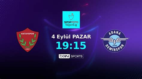 Atakaş Hatayspor Adana Demirspor Maç Özeti Video beIN SPORTS