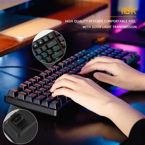 IROK FE RGB Mechanical Keyboard Hot Swappable Gaming Keyboard Customizable Backlit Magnet