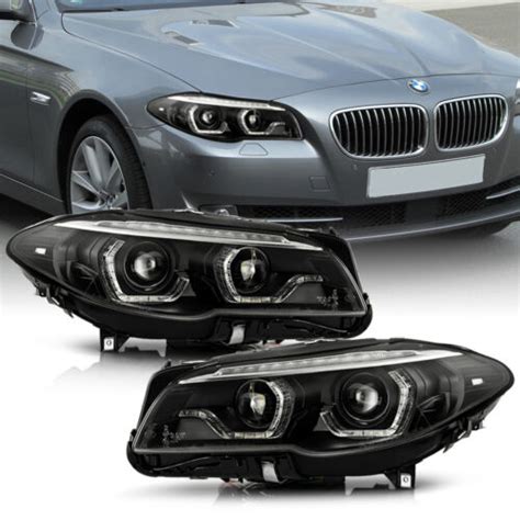 Sequential Xenon W Afs Led Drl Black Headlights For Bmw F