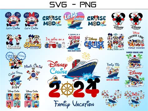 Paquete De Viaje En Crucero 2024 SVG PNG Vacaciones Familiares 2024