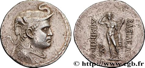 Bactria Bactrian Kindom Demetrios I Tétradrachme Bgr829735 古希腊硬币