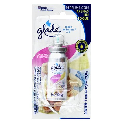 Refil Aromatizante Glade Toque De Frescor Lembran As De Inf Ncia Ml