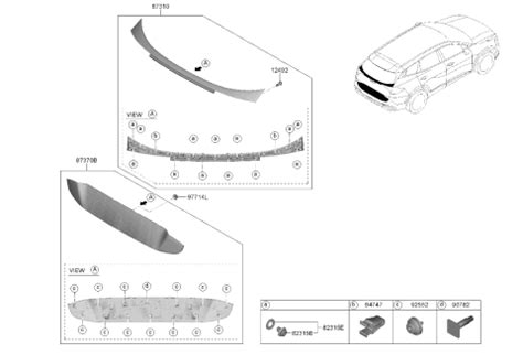 Back Panel Moulding Kia Sportage Hybrid