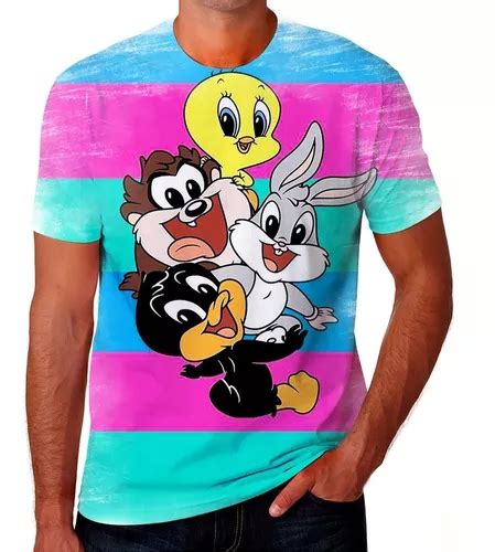 Camiseta Camisa Baby Looney Tunes Desenho Infantil Zuka