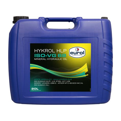 ACEITE HIDRÁULICO MINERAL EUROL HYKROL HLP ISO VG 68 20L Procura Center