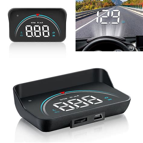 M8 HUD Head Up Display OBD2 II Overspeed Warning System Speed Voltage