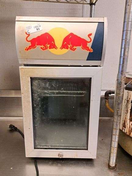 Red Bull Mini Fridge Sierra Auction Management Inc