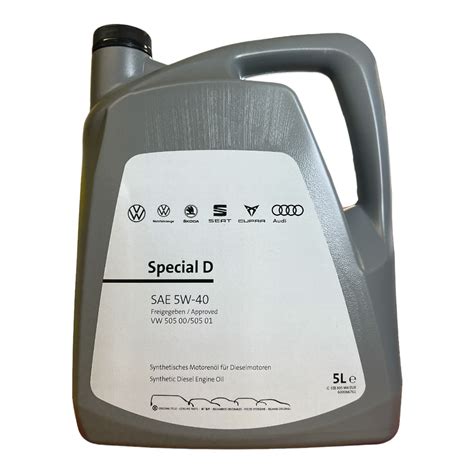 5 Liter ORIGINAL VW Audi Seat Skoda Special D 5W-40 Motoröl 5W40 – Levoil