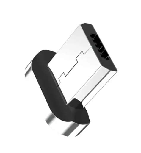 Конектор microUSB для магнітного кабелю зарядки, Сріблястий (KG-8513 ...