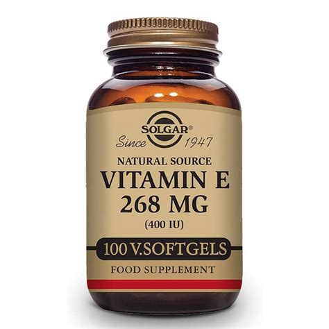 Solgar Vitamin E 268Mg 50Sgels | Buy health products at Healthy U ...